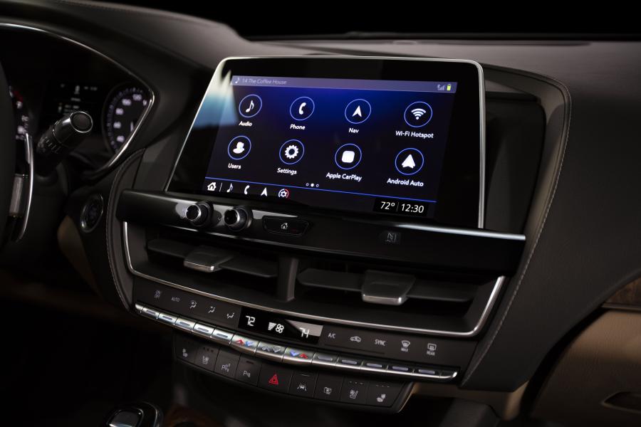 Детали интерьера Cadillac CT5 Premium Luxury 2019 года  (фото 5 из 16)